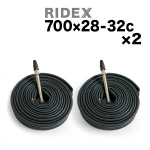 【楽天ランキング1位】 2個 チューブ 700x28c/32c 仏式バルブ 48mm 60mm 80mm RIDEXR 通勤 通学 普段使い ロードバイク クロスバイク 自転車 700c 丈夫 肉厚1.0mm 交換マニュアル付き 2本セット