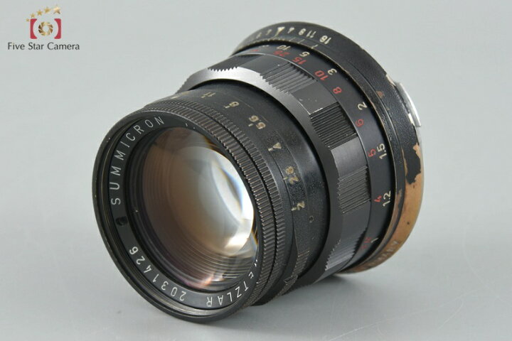 楽天市場】【超希少品】Leica ライカ Summicron 50mm f/2 ブラック 