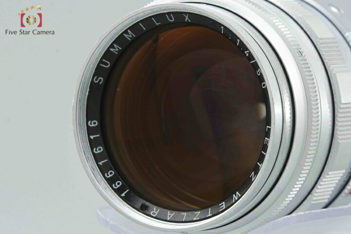 楽天市場】【中古】Leica ライカ SUMMILUX 50mm f/1.4 初期型 1959年製 