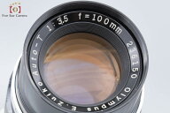 【中古】OLYMPUS オリンパス E.ZUIKO AUTO-T 100mm f/3.5