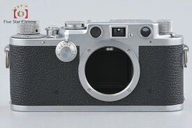 【中古】Leica ライカ IIIf ブラックダイヤル セルフタイマー無し レンジファインダーフィルムカメラ
