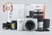楽天市場】α6000 ilce－6000y ダブルズームレンズキット [ホワイト]の通販