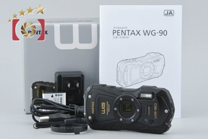 楽天市場】【中古】RICOH リコー PENTAX ペンタックス WG-90 ブラック 