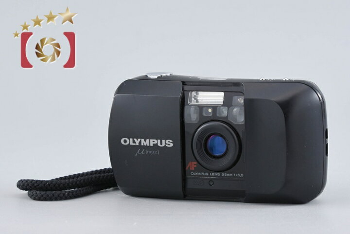 楽天市場】【中古】OLYMPUS オリンパス μ[mju:] ブラック コンパクト 