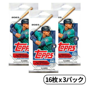 gbvX 2023 V[Y1 x[X{[ W[[O J[h eCpbN Jĕ MLB Topps Series 1 Baseball Retail Pack 16 3pbN BOX Ai