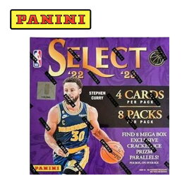 パニーニ セレクト Panini Select NBA 2022-23 バスケット ボール カード メガボックス Mega Box 4枚 x 8パック 32枚入 Fanatics Basketball 輸入品