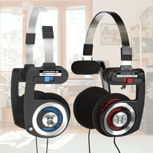 Koss PortaPro �R�X �|�^�v�� �L�� �w�b�h�z�� �P�[�X�t�� Black / redhot(�k������J���[�j���s�A���i