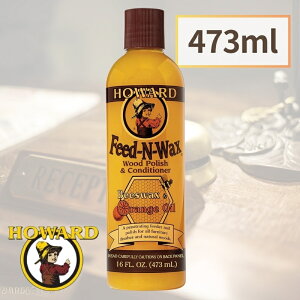 HOWARD n[h tB[fbNX Feed-N-Wax 473ml 16oz 16IX ؐip bNX EbhPA co Ƌ H ߋ bNX FW0016 Ai