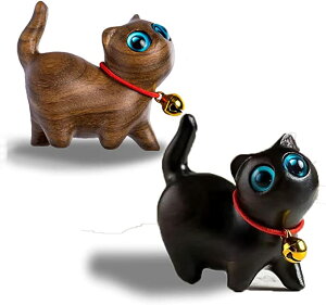 猫の置物 まねきねこ 置物 玄関小物 インテリア飾り 木製招き猫ねこぐっず雑貨 可愛い 幸運 招き 母の日 ギフト誕生日プレゼント 4個セット 父の日