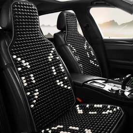 【PT10倍+10%OFFクーポン】【熱中症対策】車 シートクッション 木製ビーズシートカバー 天然木 シートカバー 運転席 助手席 車用品 内装パーツ 通気性 涼しい 蒸れない 汗 暑さ対策 熱中症対策 滑り止め おしゃれ 涼感 軽自動車 普通車 夏に最適 カー用品 父の日