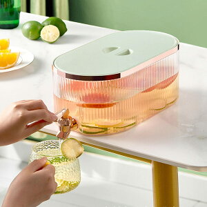 【PT10倍+10%OFFクーポン】5L冷水筒 冷蔵庫麦茶ポット ポット ドリンクピッチャー 保冷 ピッチャー 冷水筒 蛇口付き フルーツクールウォーターピッチャー 水タンク 麦茶ポット ティーポット 飲