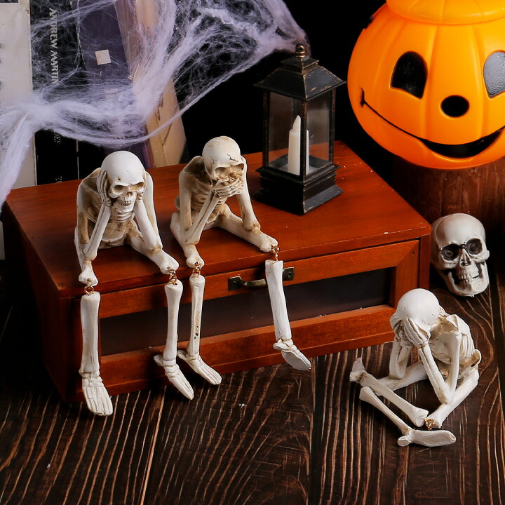 楽天市場】【PT10倍+10%OFFクーポン】ハロウィン 骸骨 飾り スケルトン 