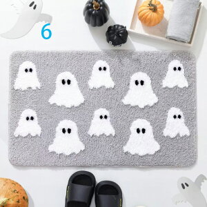 玄関マット ドアマット ハロウィンカボチャフロアマット バスマット ラグ 泥落としマットハロウィン装飾 かぼちゃ 柔らかい おしゃれ かわいい 洗いやすい 滑り止め 吸水 耐磨耗性 室内 屋