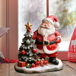 クリスマス 飾り サンタ クロース ミニチュア 樹脂 クリスマス 置物 かわいい クリスマスツリー フィギュア ミニクリスマスオーナメント パーティー 飾り 部屋 装飾 デコレーション 飾り 卓
