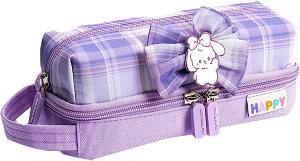 筆箱 ペンケース ふでばこ 小学生 女の子 女子 うさぎ りぼん 筆入れ ポーチ 大容量 女の子 男の子 文房具 収納 筆記用具 入れ ペン ケース ホルダー