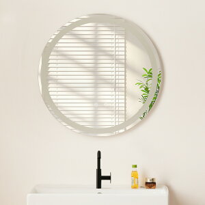 LED浴室ミラー 丸型 60*60CM ウォールミラー 洗面ミラー 化粧鏡 壁掛け鏡 照明付き ドレッサー 洗面所 洗面台 省エネ 明るさ調整 曇り防止機能 照明付き 防水加工 飛散防止