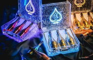 LEDディスプレイ シャンパンケース アタッシュケース 変色 LED ライトシャンパンボックス リモコン付き L…