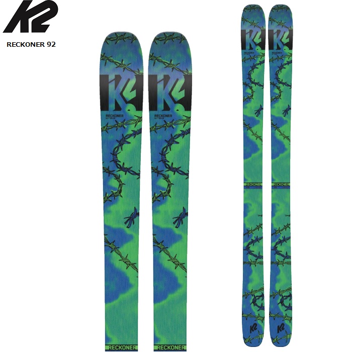 楽天市場】K2 ケーツー スキー板 RECKONER 92 板単品 〈21/22モデル