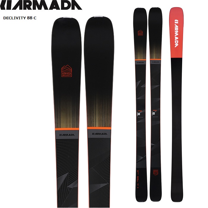 ARMADA アルマダ スキー板 DECLIVITY 88 C 板単品 〈21 22モデル〉
