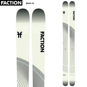 FACTION ファクション スキー板 MANA 3X 板単品 22-23 モデル レディース