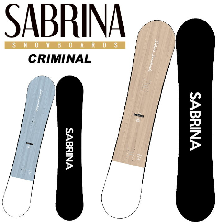 楽天市場】SABRINA サブリナ スノーボード 板 CRIMINAL 22-23 