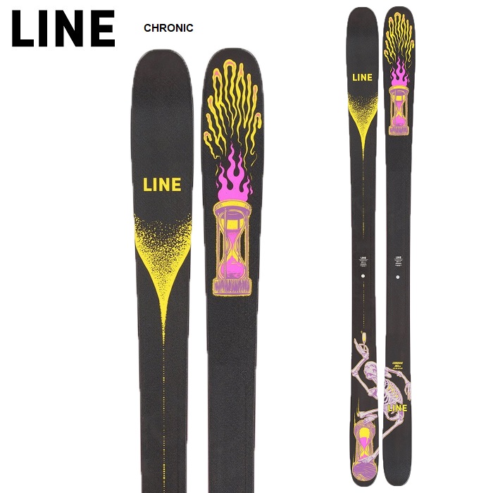 【2022春夏新色】 LINE ライン スキー板 CHRONIC 板単品 22-23 モデル