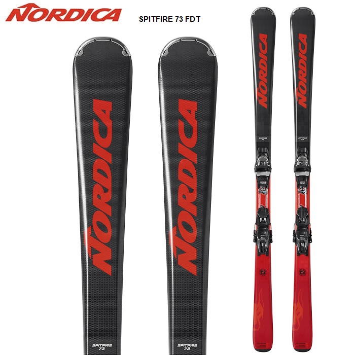 2022SUMMER/AUTUMN新作 NORDICA スキー板 ノルディカ 22-23 NORDICA ドーベルマン DOBERMANN  SPITFIRE 76 RB FDT XCELL12 (金具付) 通販