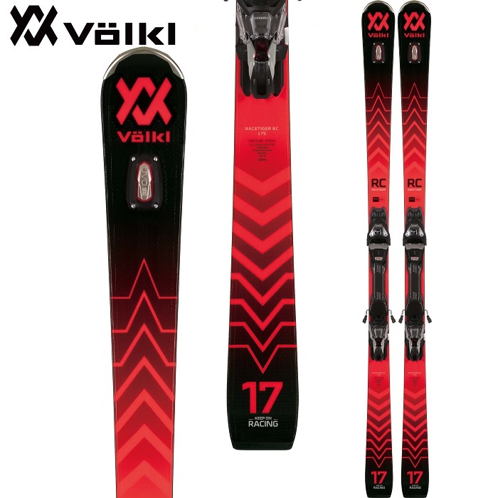 Volkl フォルクル スキー板 RACETIGER RC BLACK ビンディングセット 22