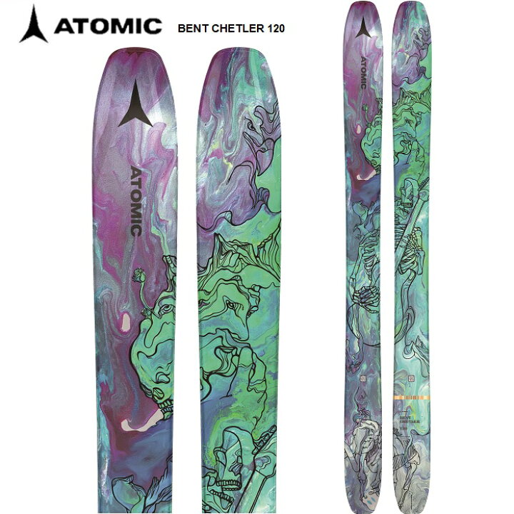 楽天市場】ATOMIC アトミック スキー板 BENT CHETLER 120 板単品 22-23 