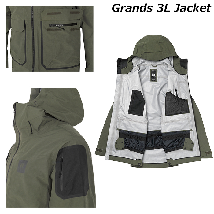 ARMADA アルマダ ウエア Grands 3L Jacket（2023） 22-23 モデル (2023) スノーウェア スキー スノーボード |  F.JANCK　楽天市場店