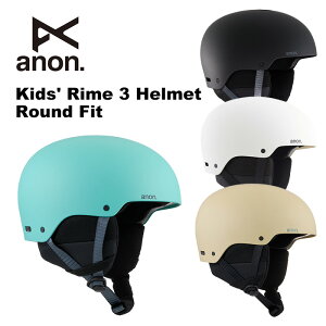 ANON �A�m�� �w�����b�g Kids' Rime 3 Helmet - Round Fit 23/24���f�� �W���j�A