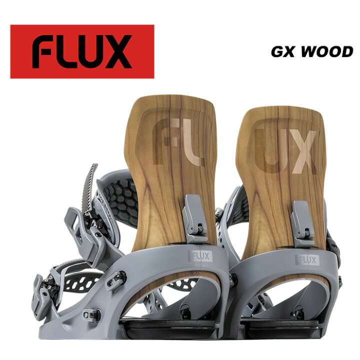 楽天市場】FLUX フラックス スノーボード ビンディング GX WOOD 23-24 