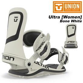 UNION ユニオン スノーボード ビンディング Ultra [Women] Bone White 23-24 モデル レディース