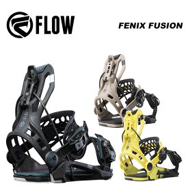 FLOW フロー スノーボード ビンディング FENIX FUSION BLACK 23-24 モデル
