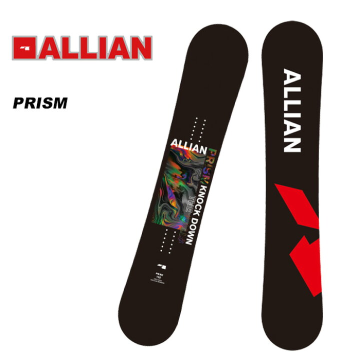楽天市場】ALLIAN アライアン スノーボード 板 PRISM 23-24 モデル : F  