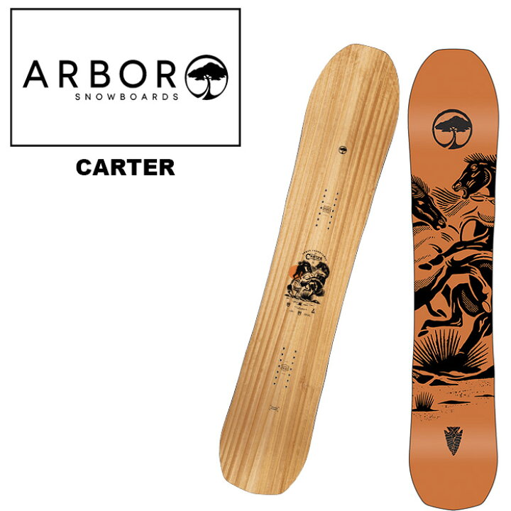 楽天市場】ARBOR アーバー スノーボード 板 CARTER 23-24 モデル : F 