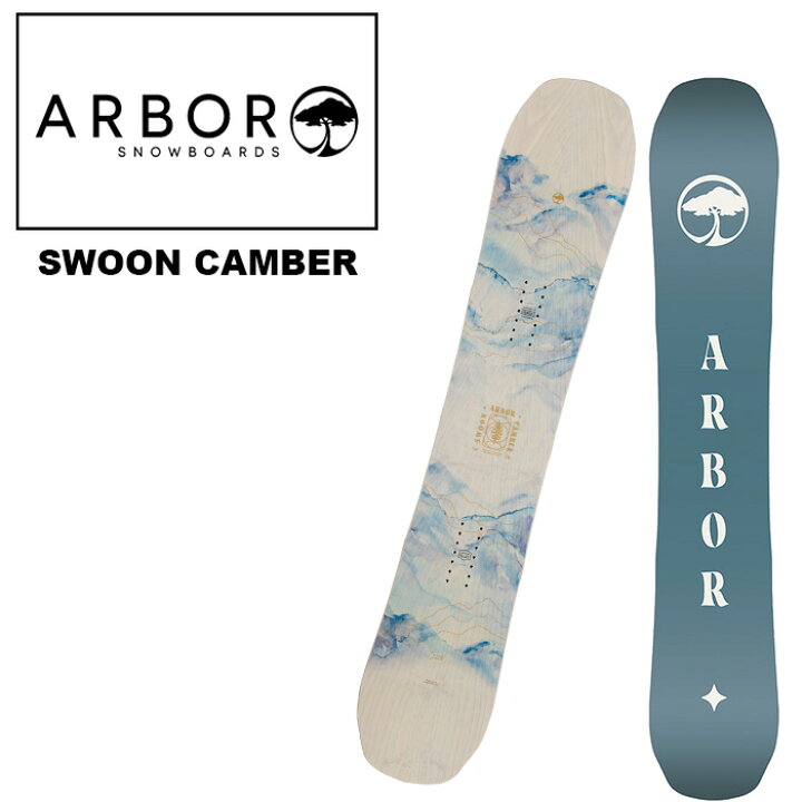 楽天市場】ARBOR アーバー スノーボード 板 SWOON CAMBER 23-24 モデル 