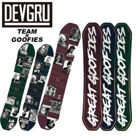 DEVGRU デブグル スノーボード 板 TEAM×GOOFIES 23-24 モデル