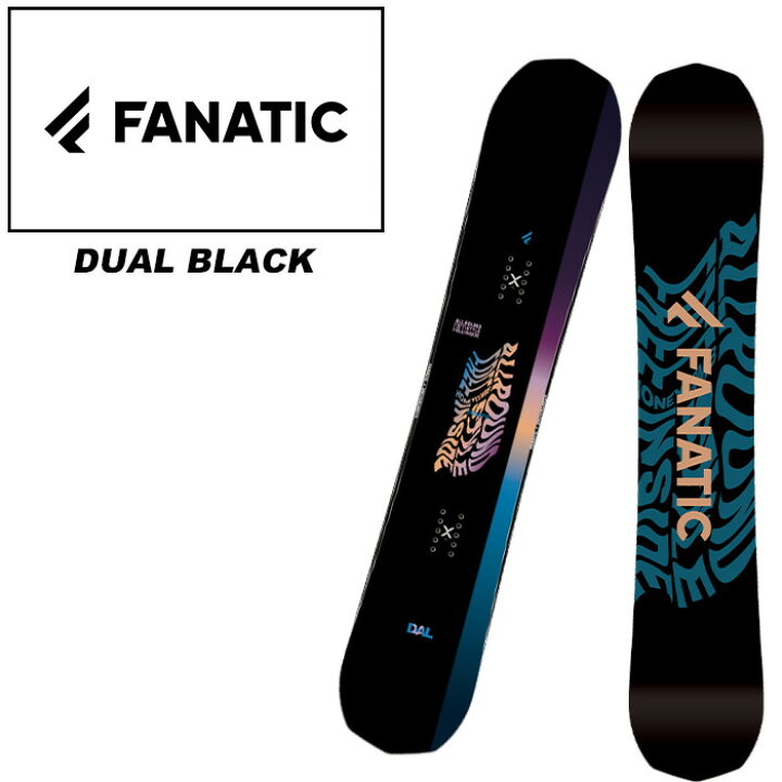 楽天市場】FANATIC ファナティック スノーボード 板 DUAL BLACK 23-24 