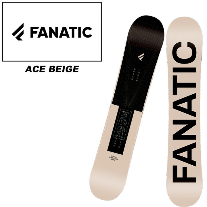 楽天市場】FANATIC ファナティック スノーボード 板 ACE BEIGE 23-24 