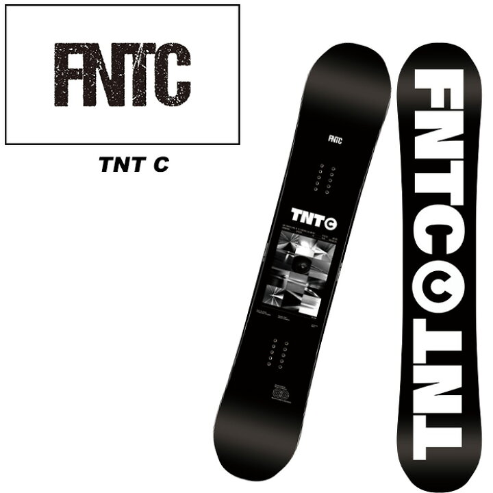 楽天市場】FNTC エフエヌティーシー スノーボード 板 TNT C BLACK 23  