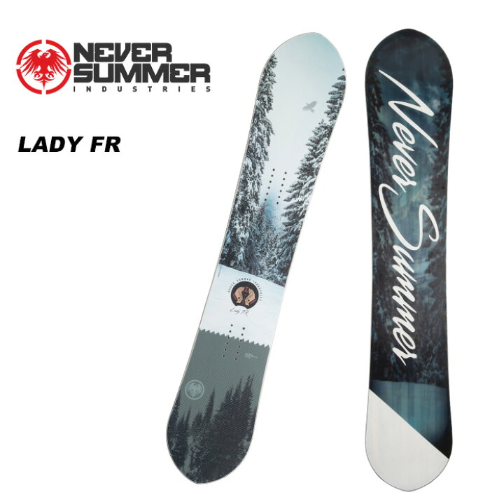 楽天市場】NEVER SUMMER ネバーサマー スノーボード 板 LADY FR 23-24 
