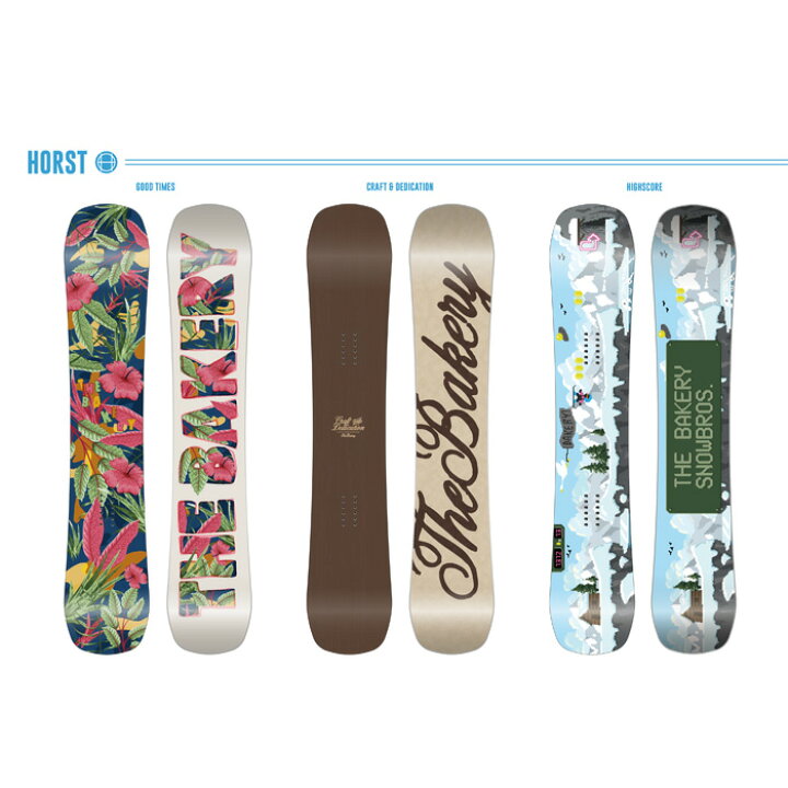 楽天市場】The Bakery ザベーカリー スノーボード 板 HORST CRAFT  