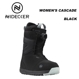 NIDECKER ナイデッカー スノーボード ブーツ WOMEN'S CASCADE BLACK 23-24 モデル レディース