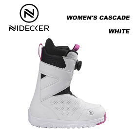 NIDECKER ナイデッカー スノーボード ブーツ WOMEN'S CASCADE WHITE 23-24 モデル レディース