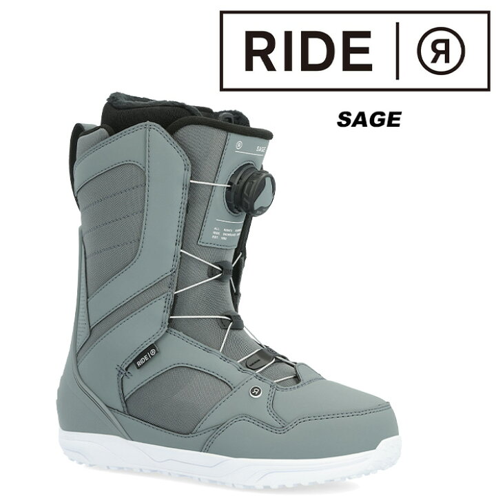 楽天市場】RIDE ライド スノーボード ブーツ SAGE SLATE 23-24 モデル  