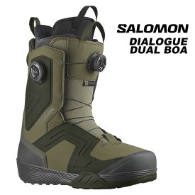 SALOMON サロモン スノーボード ブーツ DIALOGUE DUAL BOA OLIVE Olive Night/Rosin/Black 23-24 モデル
