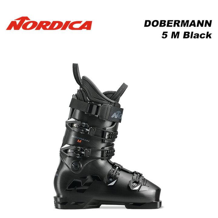 楽天市場】Nordica ノルディカ スキーブーツ DOBERMANN 5 M Black 23  