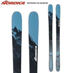 Nordica ノルディカ スキー板 ENFORCER UNLIMITED 104 板単品 23-24 モデル