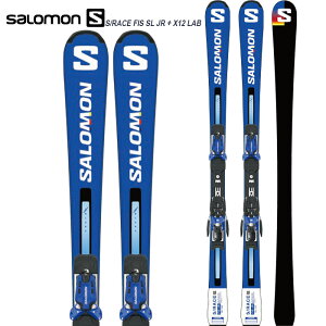 SALOMON サロモン スキー板 S/RACE FIS SL JR + X12 LAB ビンディングセット 23-24 モデル